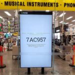 jbhifi tamworth advertising screen