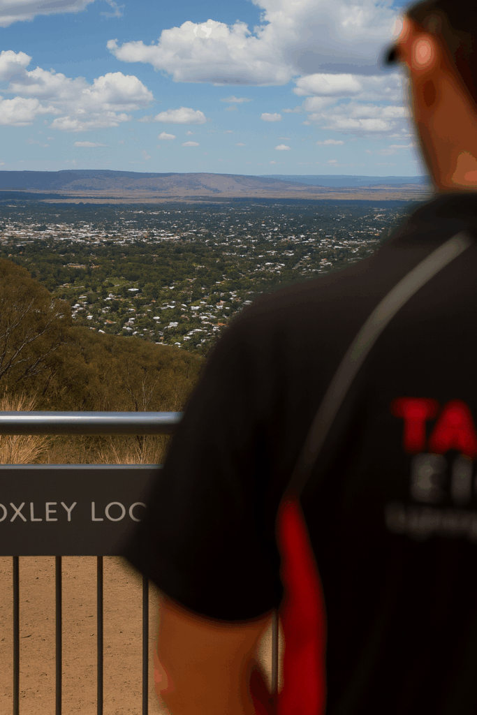 Tamworth Electrician overlooking Tamworth NSW from Oxley Lookout