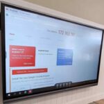 large tv installation for meetings at tamworth business