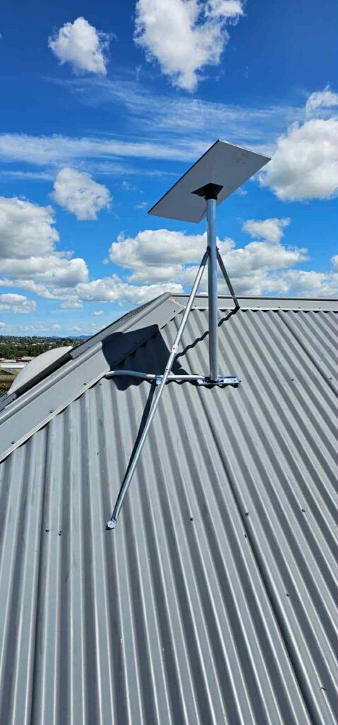Starlink installed on the roof of a tamworth home