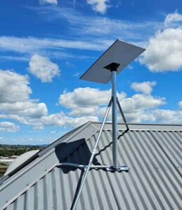 Starlink installed on the roof of a tamworth home