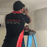 tamworth electrician cctv security camera installation