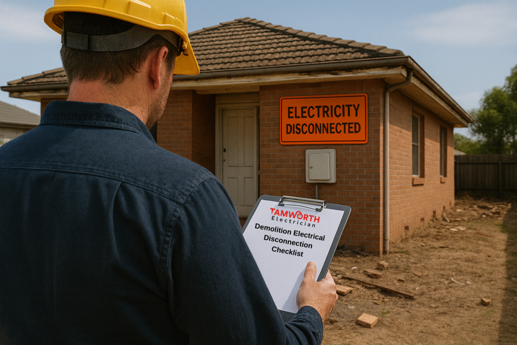 free electrical demolition checklist