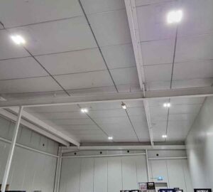 lighting installed in a milk cool room in Tamworth