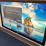 touch screen tv wall mounted at daycare in tamworth