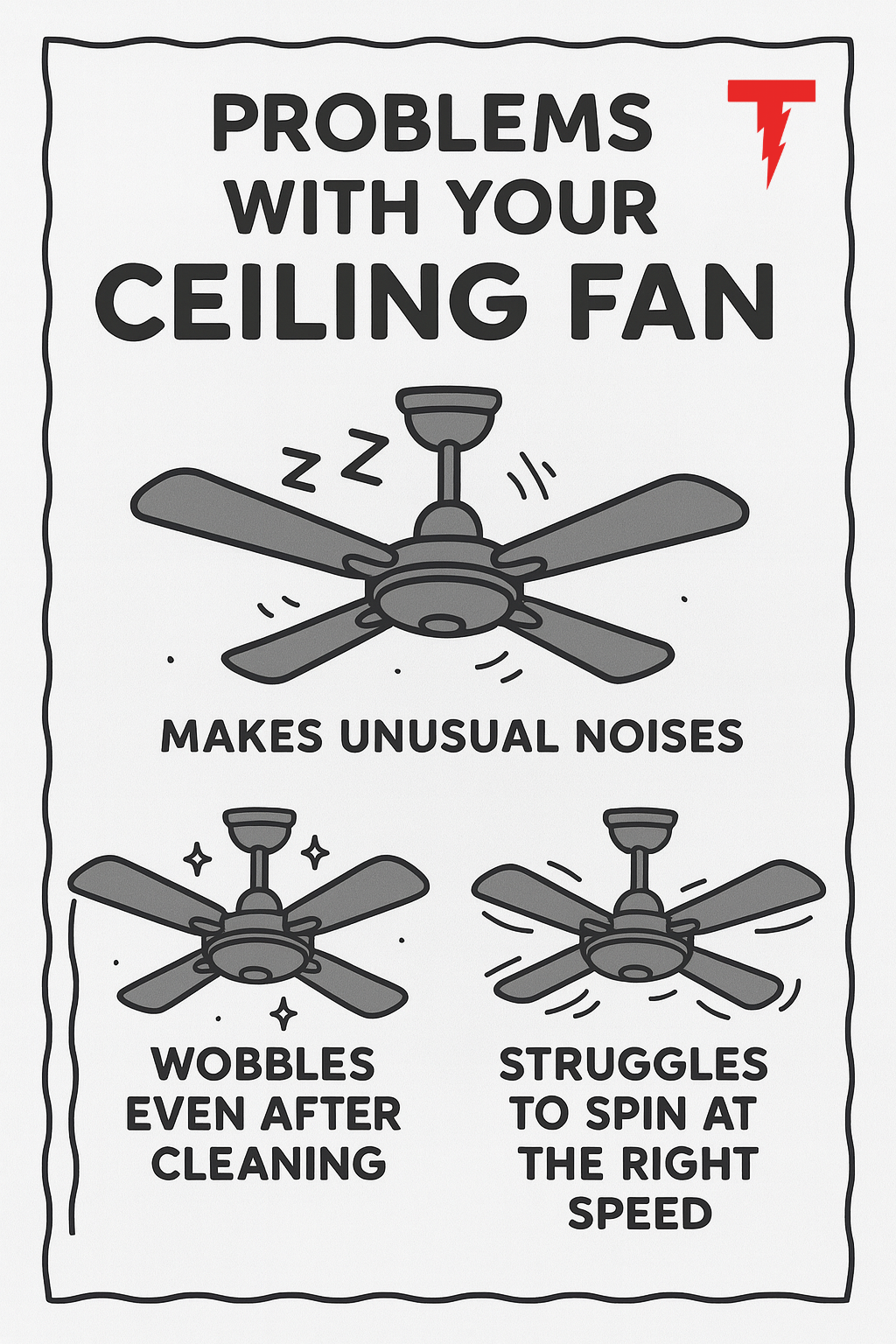 problems with ceiling fan tamworth home