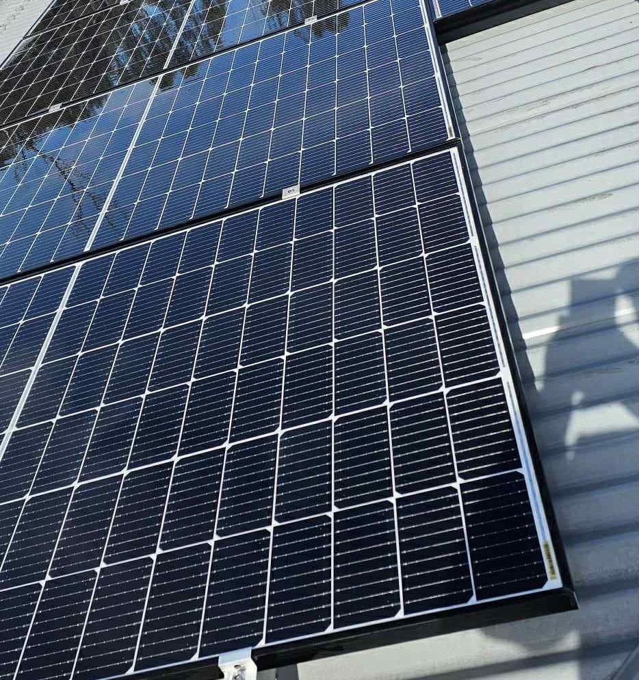 clean solar panels on roof of tamworth home