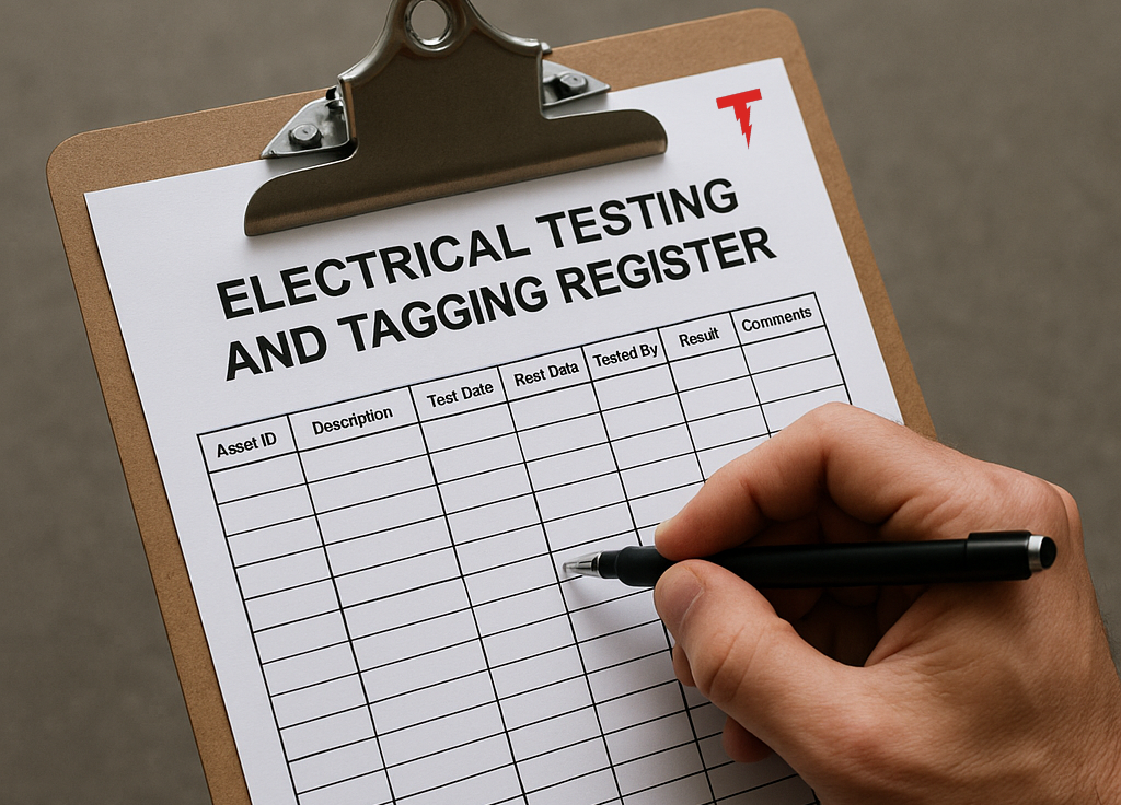 free testing and tagging register