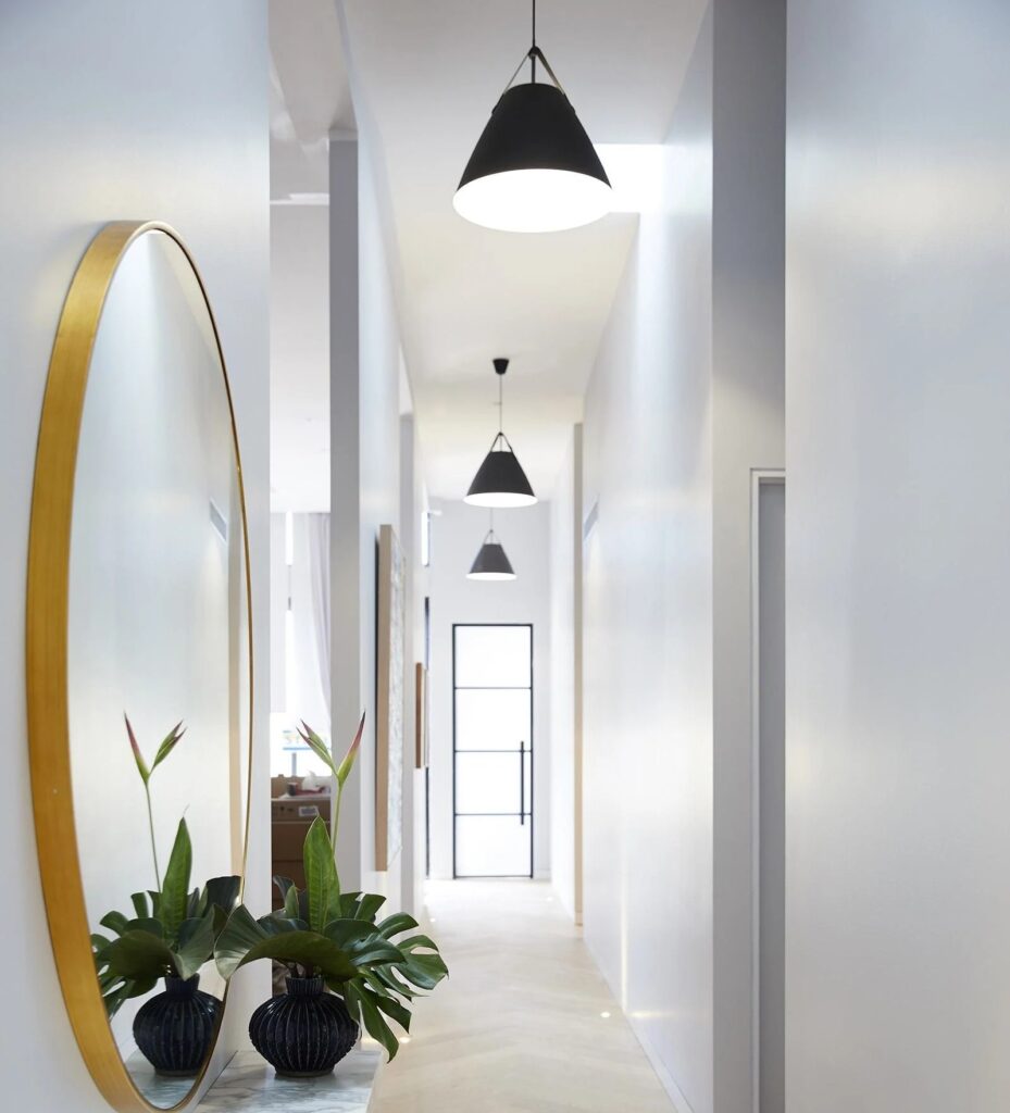 hallway pendant lights from the block tv show